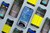 Collage af smartphones, der viser bookingflowet på Molslinjens app, der giver mulighed for mersalg, krydssalg og øget vækst