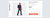 Produktvisning fra ebag.com, hvor produktets størrelse ses i forhold til et menneske. Det er god UX, der hjælper kunden